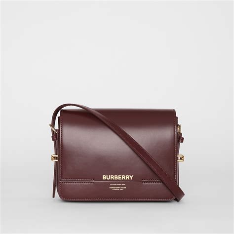 burberry grace bag small|Burberry check and leather bag.